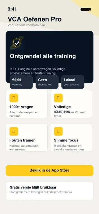 Pro-scherm met voordelen